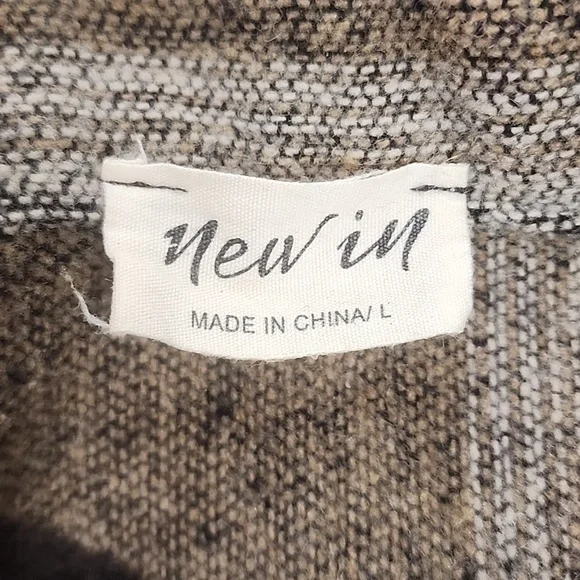 New In Geometric Aztec Patterned Vintage Brown/blue Jacket. Boho Country Western - Picture 8 of 11